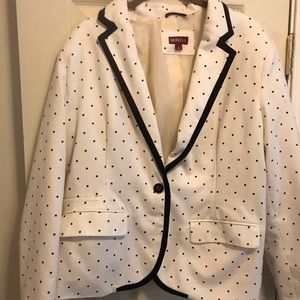 Merona Blazer with Polka Dots